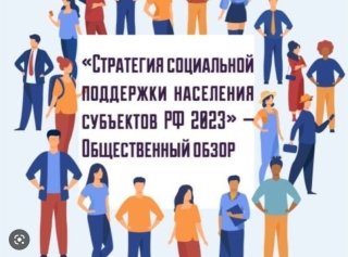 Стратегия социальной поддержки населения субъектов РФ - 2023г.